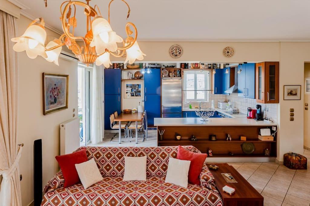 Pantheon Penthouse, Athens Riviera Apartment Bagian luar foto